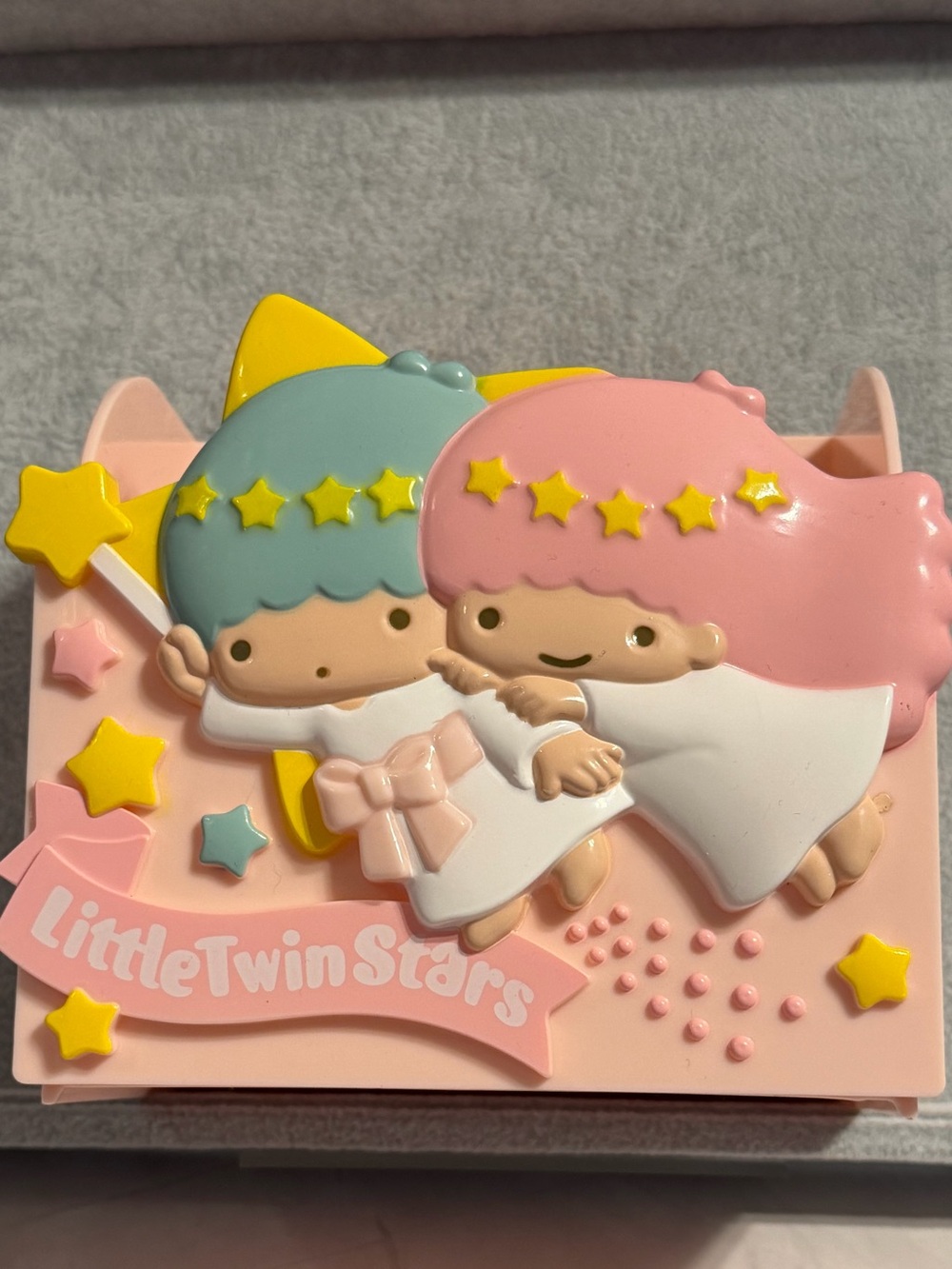 Sanrio Little Twin Stars Pink, Blue & Yellow Decorative desk Organizer